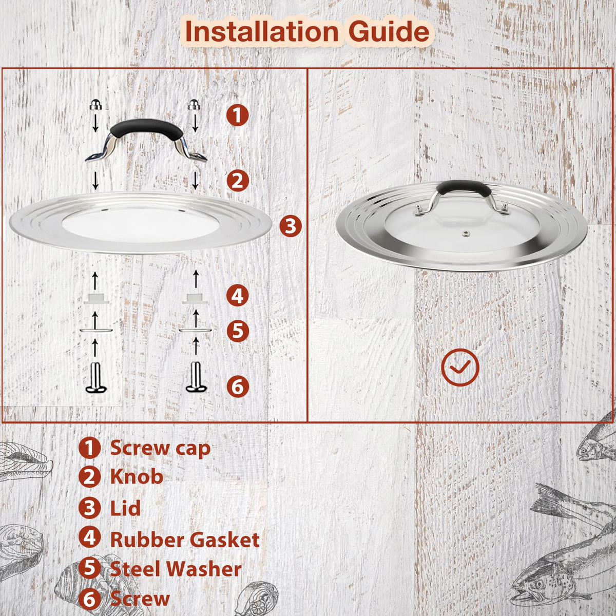WishDirect lid featuring an arc-shaped, heat-resistant handle
