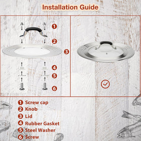 WishDirect lid featuring an arc-shaped, heat-resistant handle