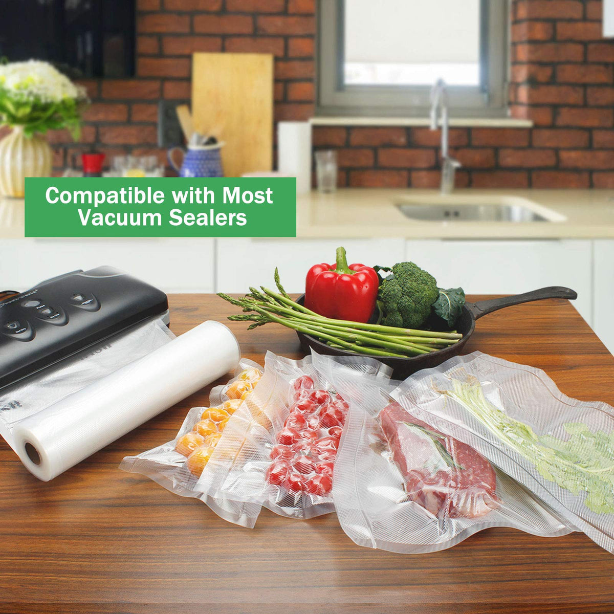 WishDirect bag roll shows flexible length for custom bag sizes