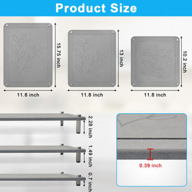 Wishfly leaf drying mat easy to clean after use