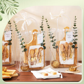 Wishfond square bamboo cheese boards showcase eco-friendly entertaining and practical gift options.