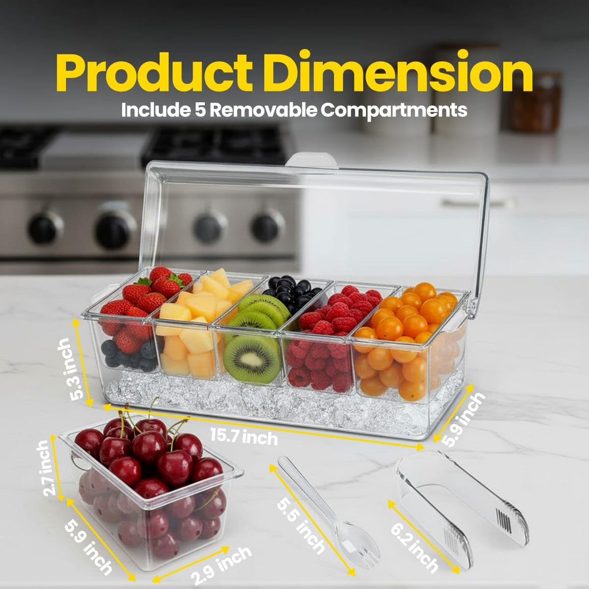 WISHMART Perfect for BBQs and taco bars at gatherings.