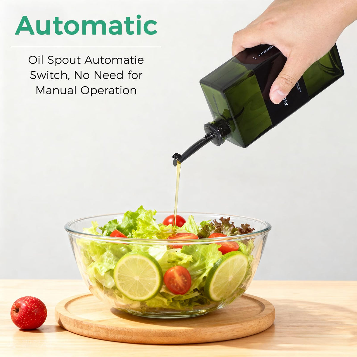 WISIMMALL funnel included for clean refilling in the kitchen.