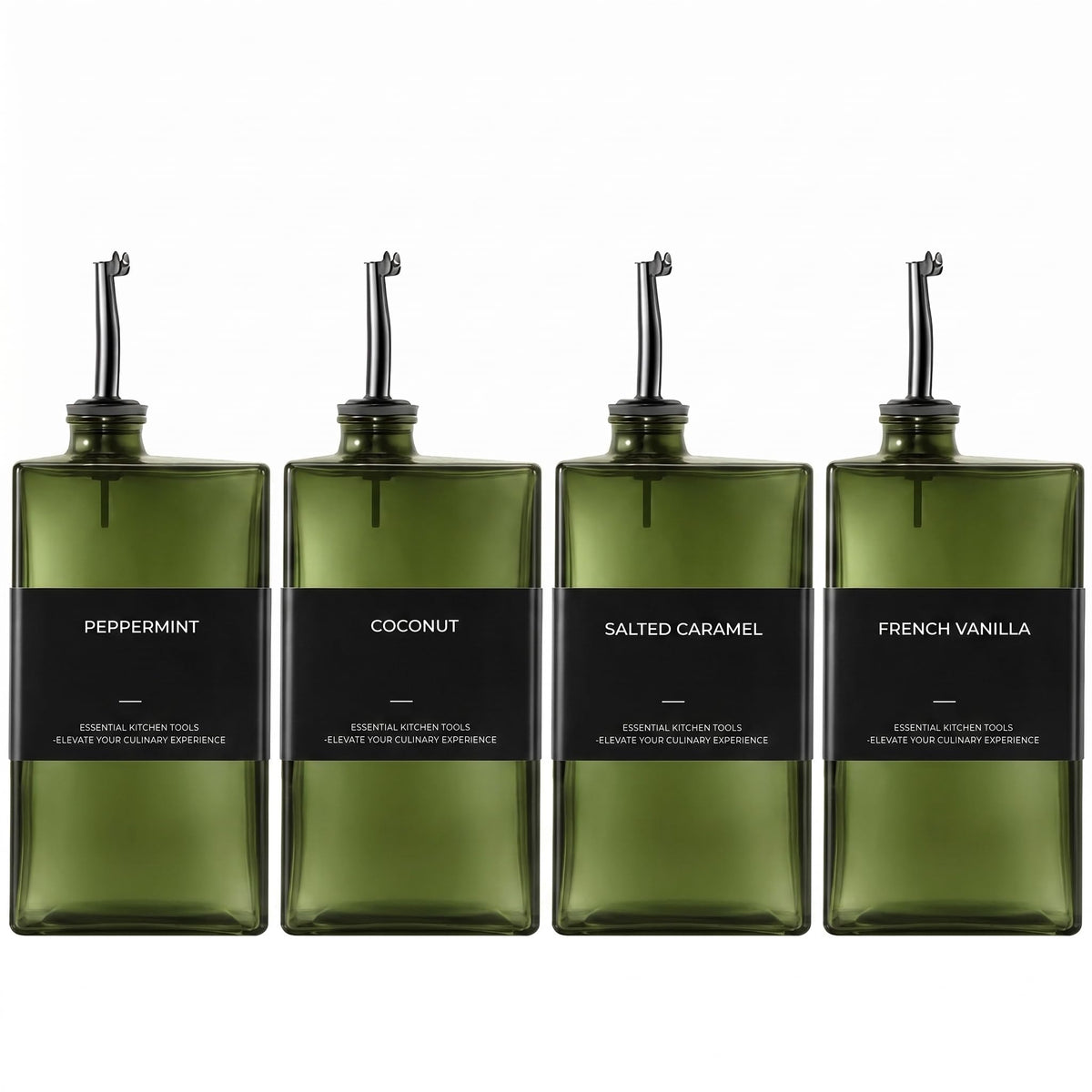 WISIMMALL olive oil dispenser bottle preserves flavor with UV protection.