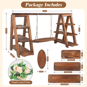 Wisreach flower vine accents bring natural decoration to the setup.