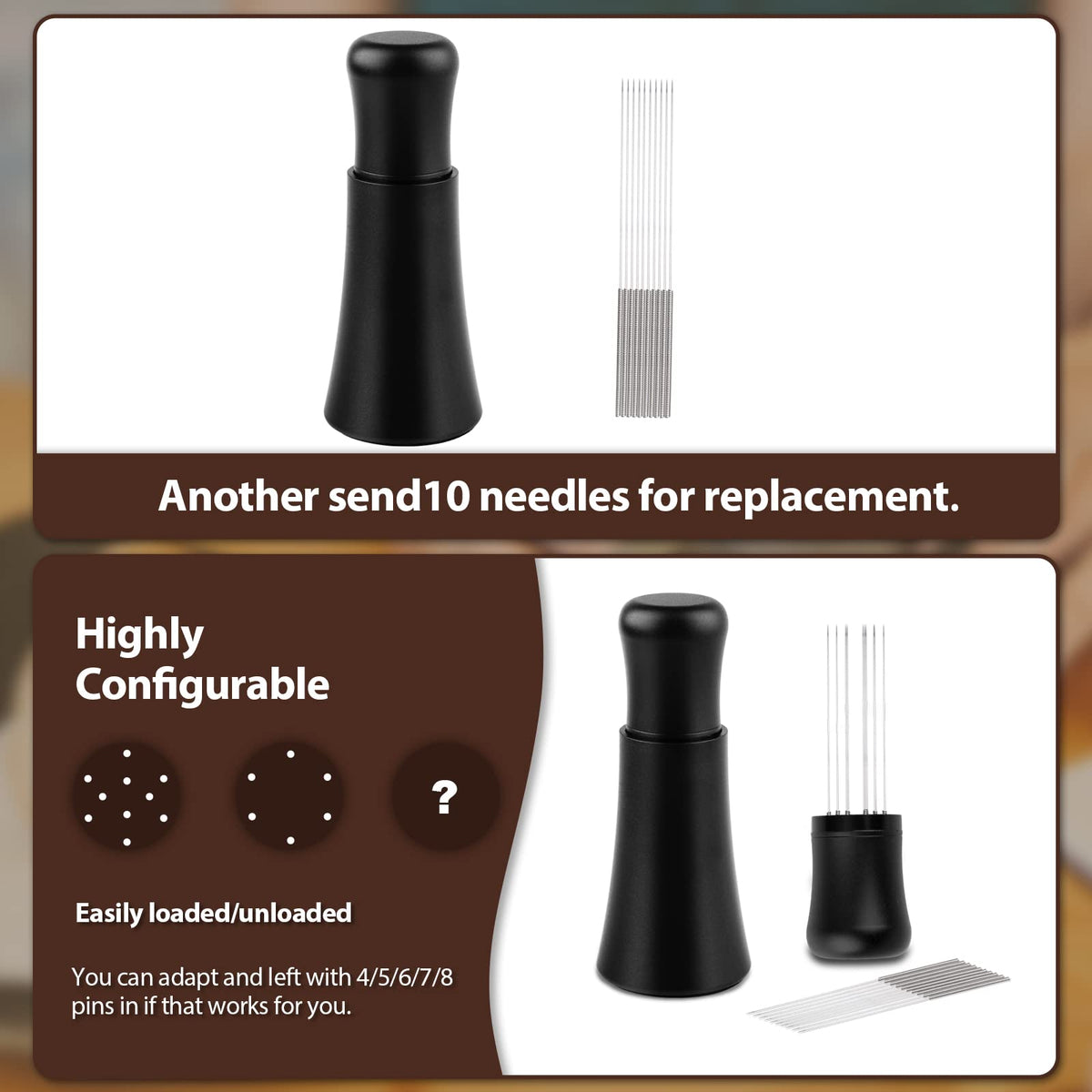 Extra needles pack for quick replacement in the WDT tool