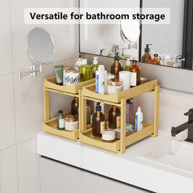 Wisuce Essentials multipurpose bamboo rack for kitchen, bathroom, and beyond.