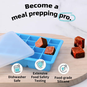 witice freezer tray for herbs, compact freezing and handy portions