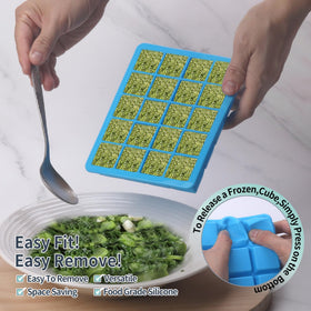 witice blue 2-pack silicone freezer trays for versatile freezing