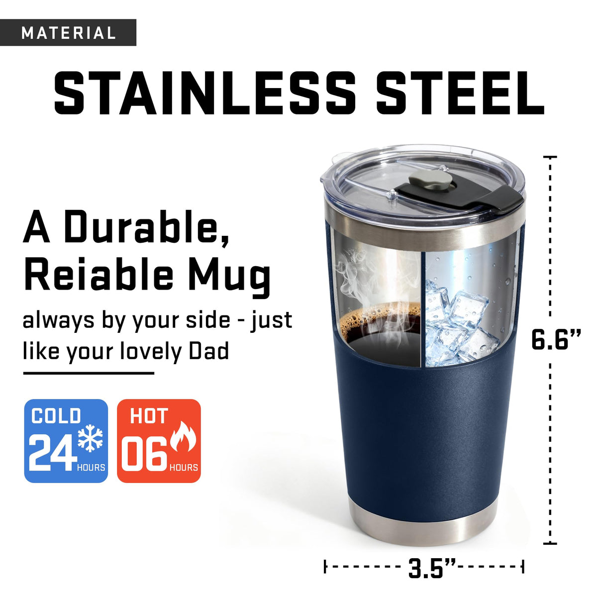 WITTSPOT 20oz stainless steel tumbler emphasizes durability and everyday use