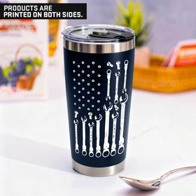 WITTSPOT 20oz tumbler hands holding, on-the-go hydration.