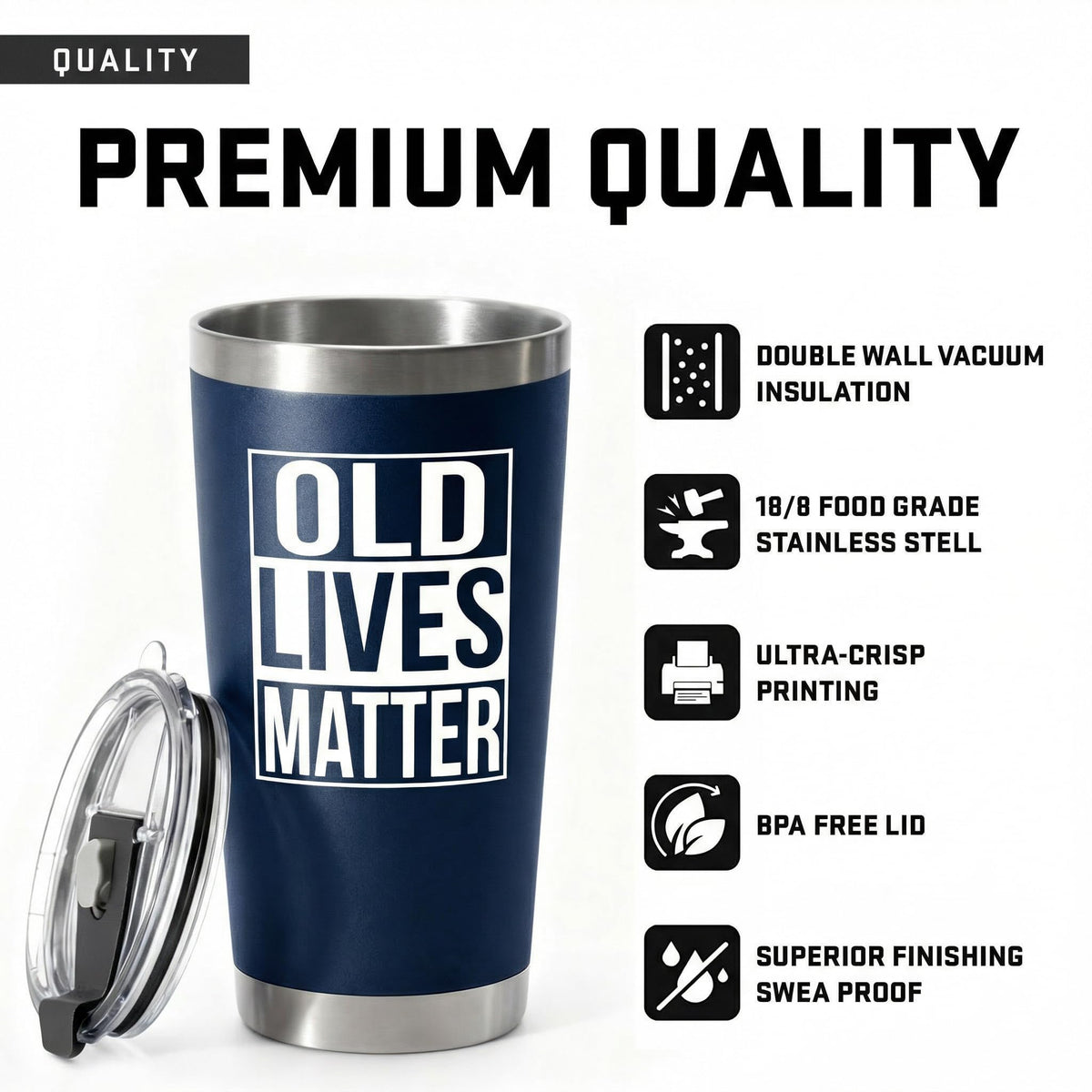 WITTSPOT insulated tumbler image highlights double-wall design for temperature retention