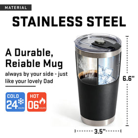 WITTSPOT humorous slogan tumbler on display, perfect as a playful gift.