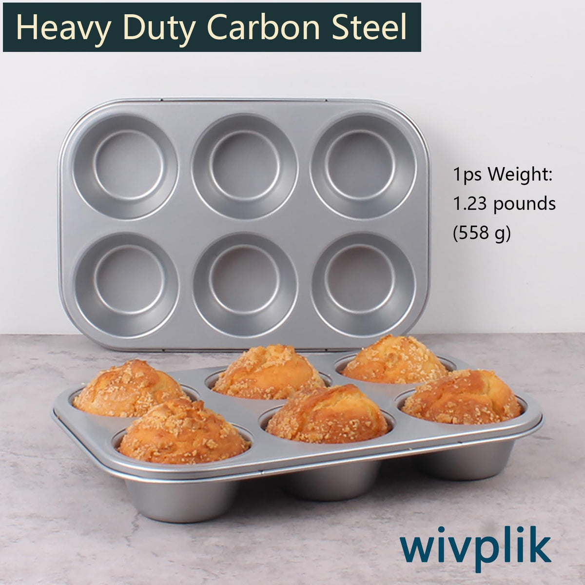 Wivplik oven-safe up to 450°F, enabling versatile baking