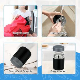 wiwens jar holding cold contents with ice water demonstration