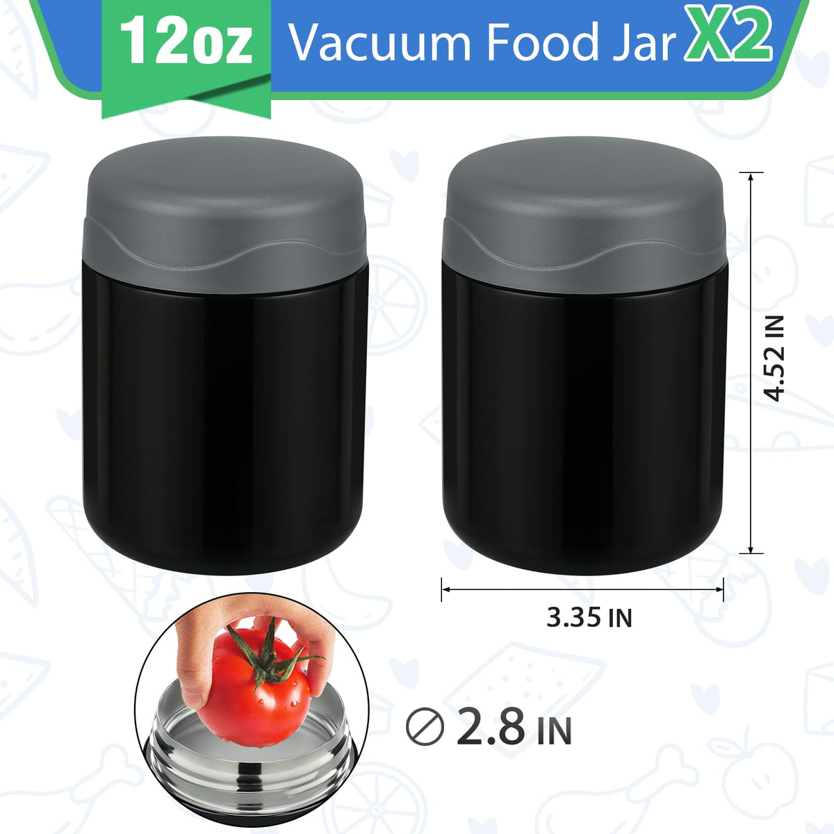 wiwens jar retaining heat during pasta meal test for school lunches