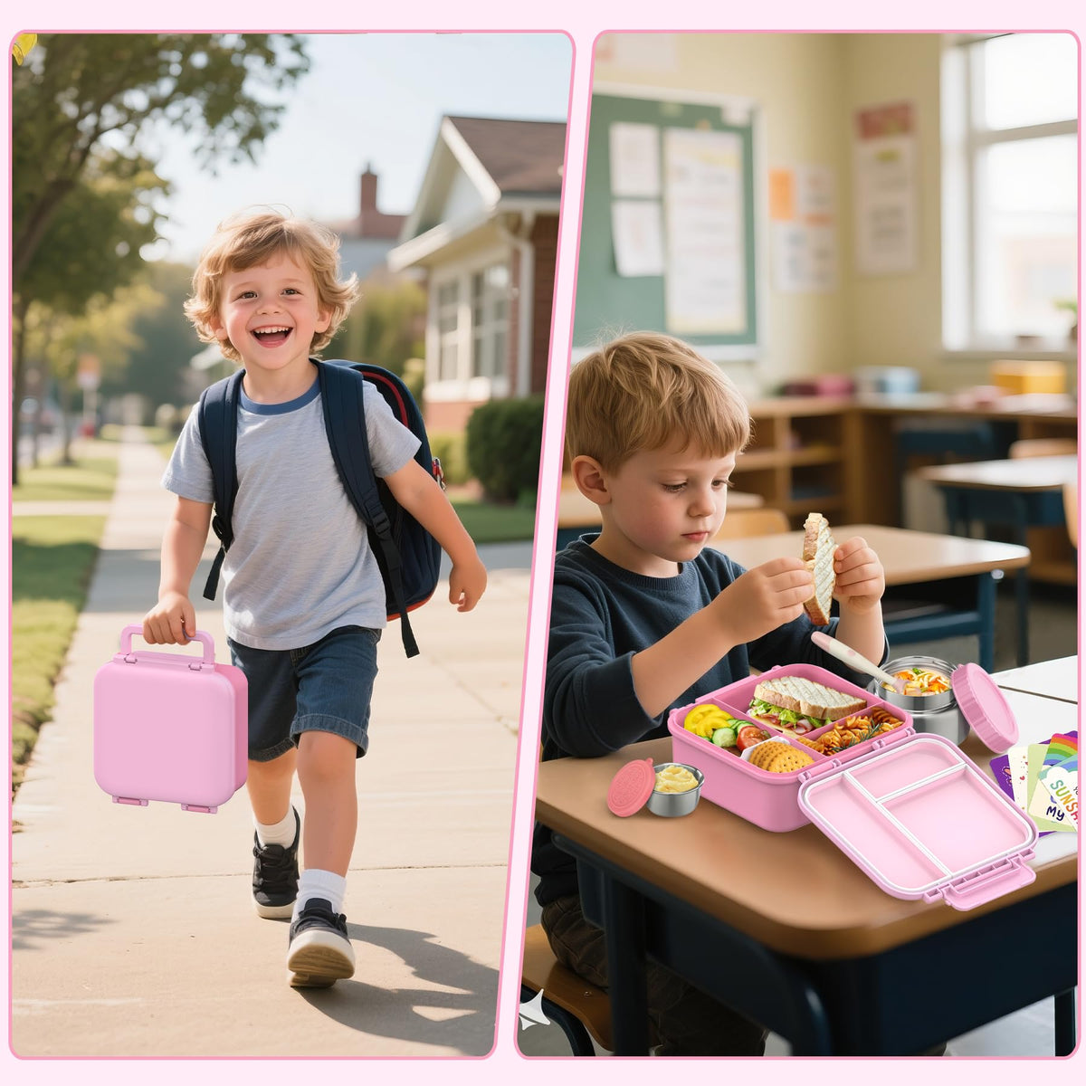 Wiwens cute lunch cards inspire healthy choices during school lunches.