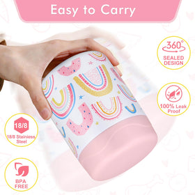 wiwens leak-proof gasket ensures spill-free bags when carrying the jar.
