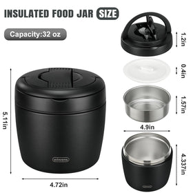Wide mouth opening simplifies filling and cleaning of the wiwens jar