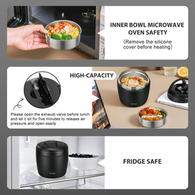 Non-slip silicone base keeps the jar stable on surfaces