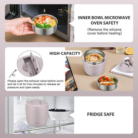 WiWens anti-slip silicone base keeps the jar steady on desks.