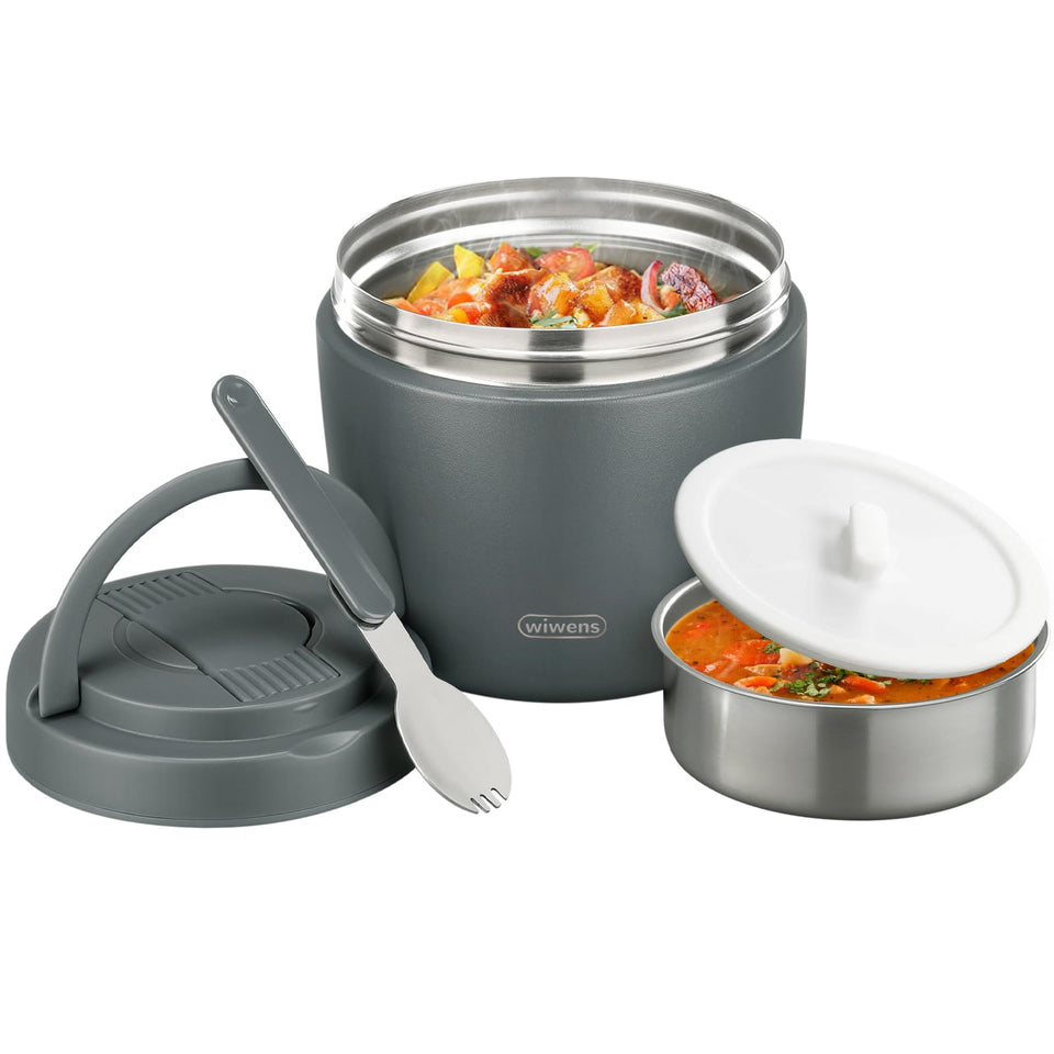 Wiwens Thermo Food Jar held for hot meals on the go