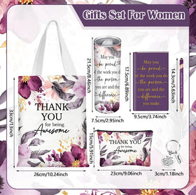 Wiwiqing makeup bag featuring ink-flower design for personal items