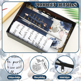 Wiwiqing makeup bag keeps cosmetics organized at the office or on trips.