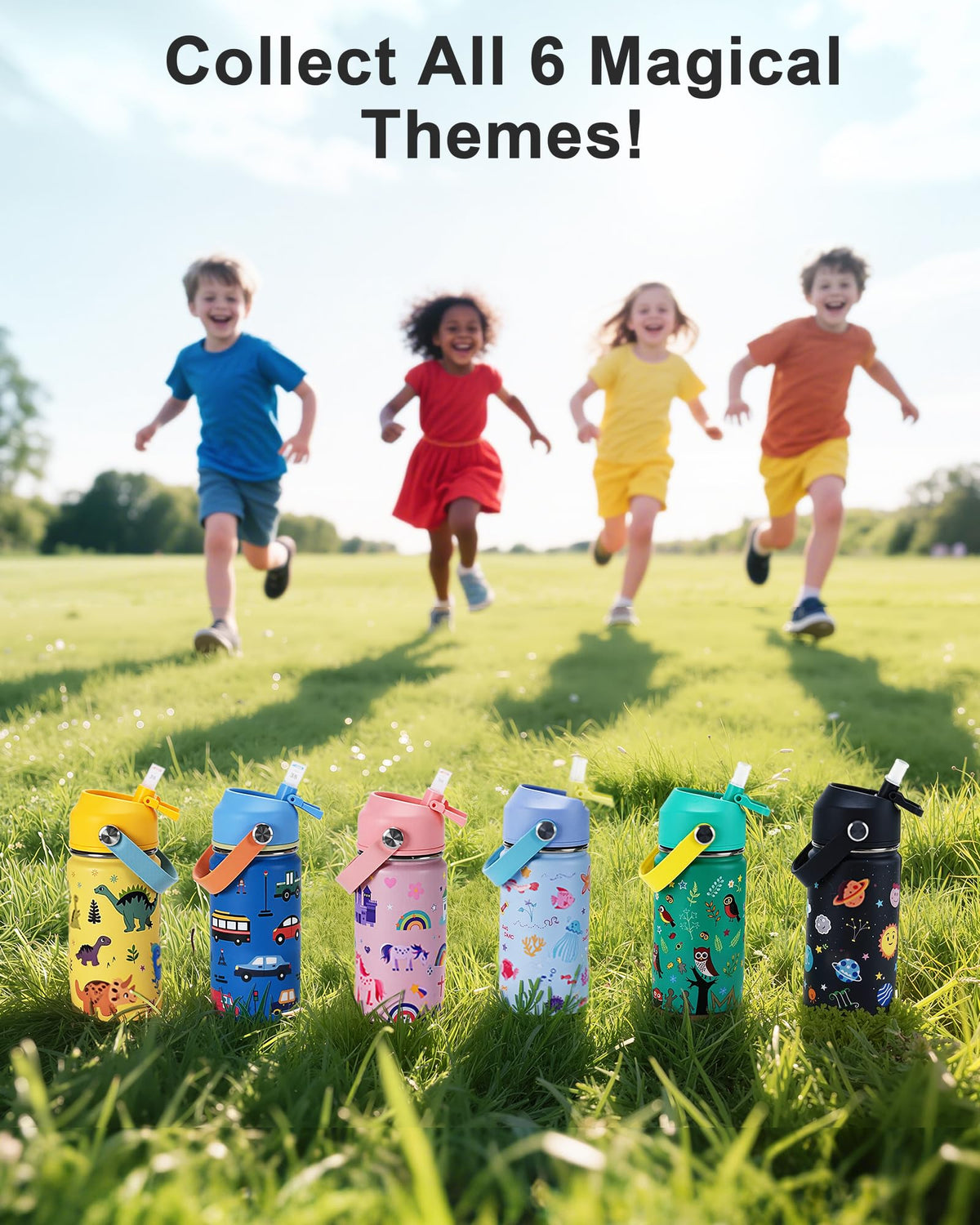 WixByti kids bottle shows an ergonomic handle for small hands during daily outings.