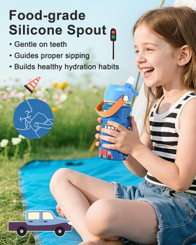 WixByti kids bottle with universe prints supports imaginative sipping during travel.