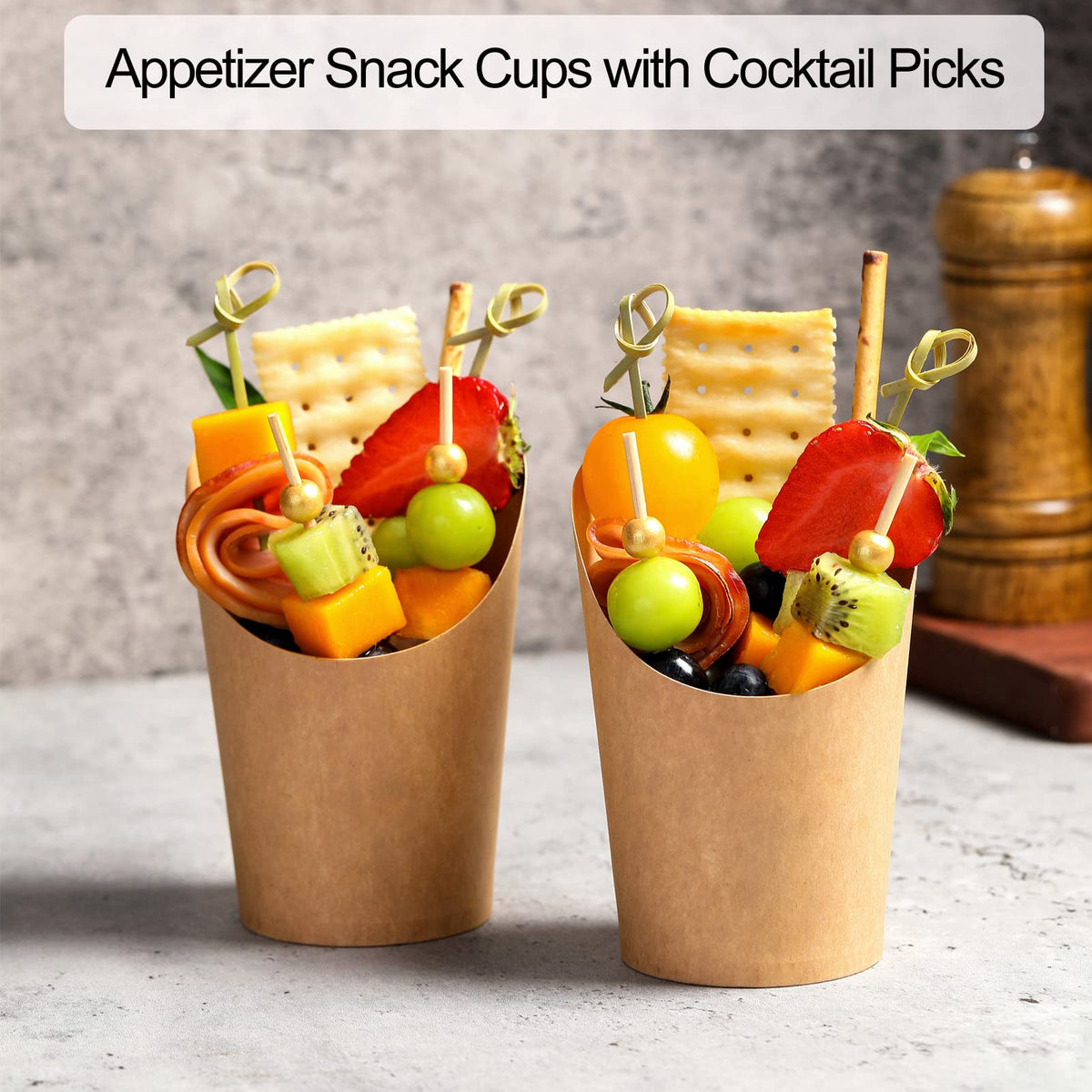 WixiTool bamboo skewers 200pcs provide sturdy options for grilling or cold apps