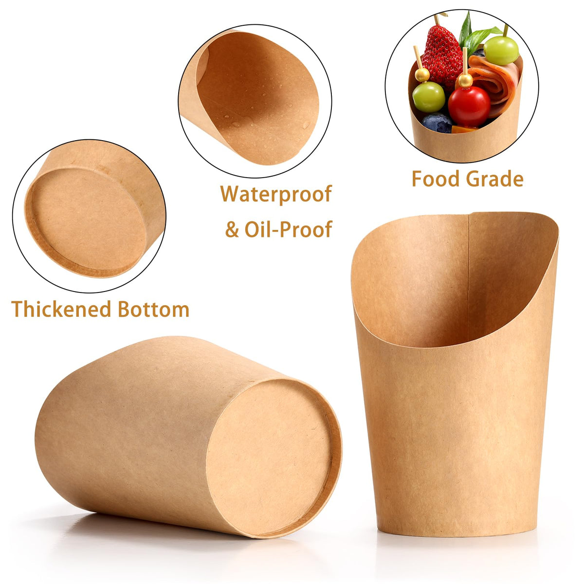 WixiTool recyclable kraft bags keep snacks fresh with twist ties