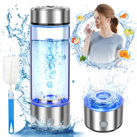 WIYYH Upgrade Hydrogen Water Bottle cap off for easy cleaning and quick hydration.