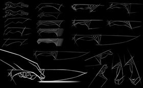 WIZEKA Jaguar Series 4.5-inch serrated steak knives for tender servings.