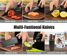 Wiztoynia 8-inch cleaver meat knife for solid, controlled meat prep.