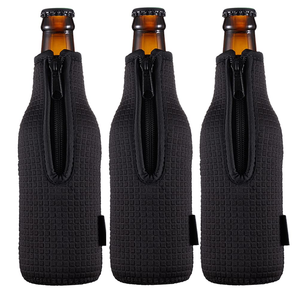 WK IEASON 12oz beer bottle sleeve keeps hands dry and drinks cold.