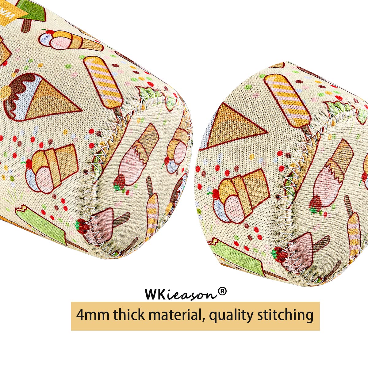 WK IEASON sleeve compatible with popular brands like Starbucks and Dunkin.