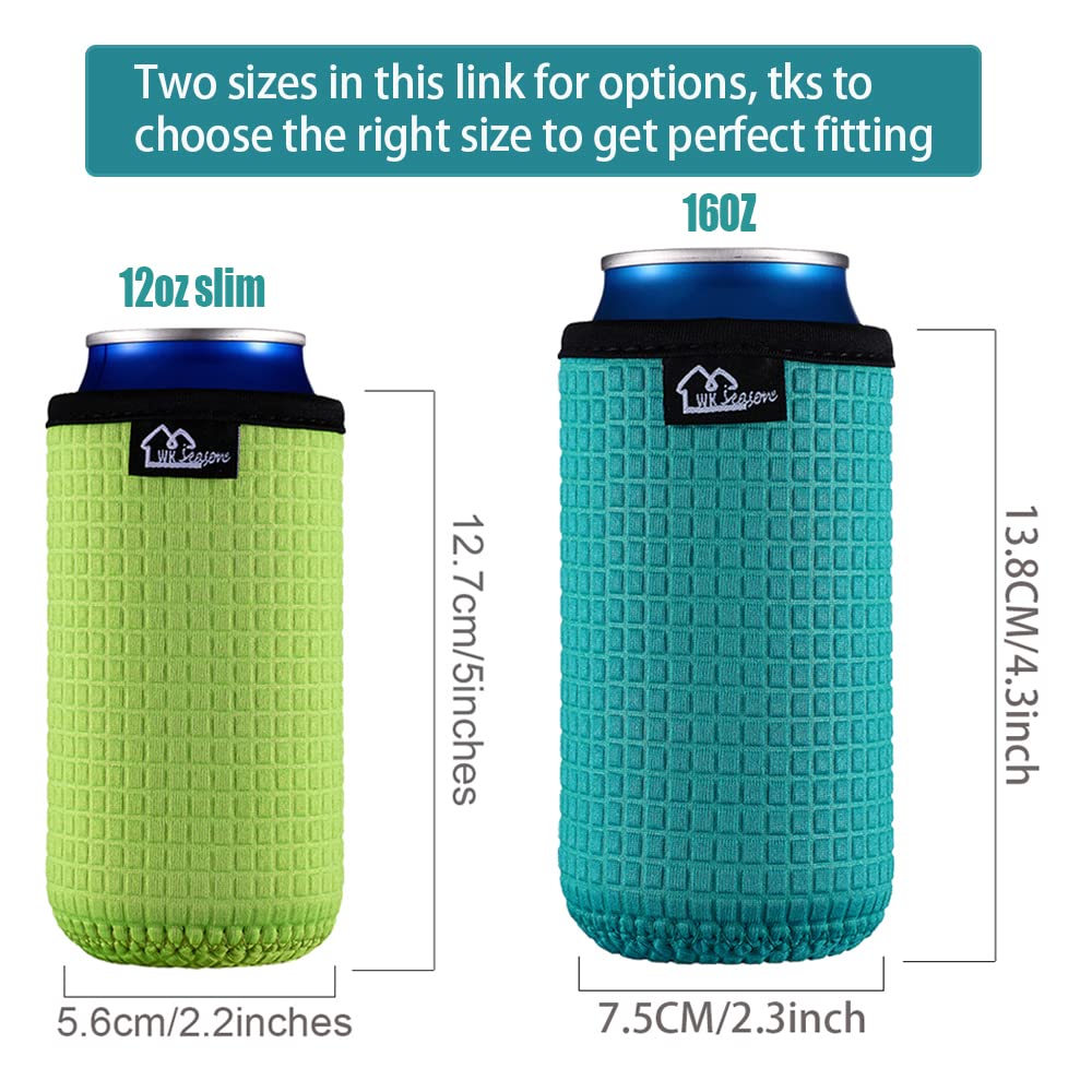 WK IEASON neoprene non-slip texture sleeve highlights grip and condensation control