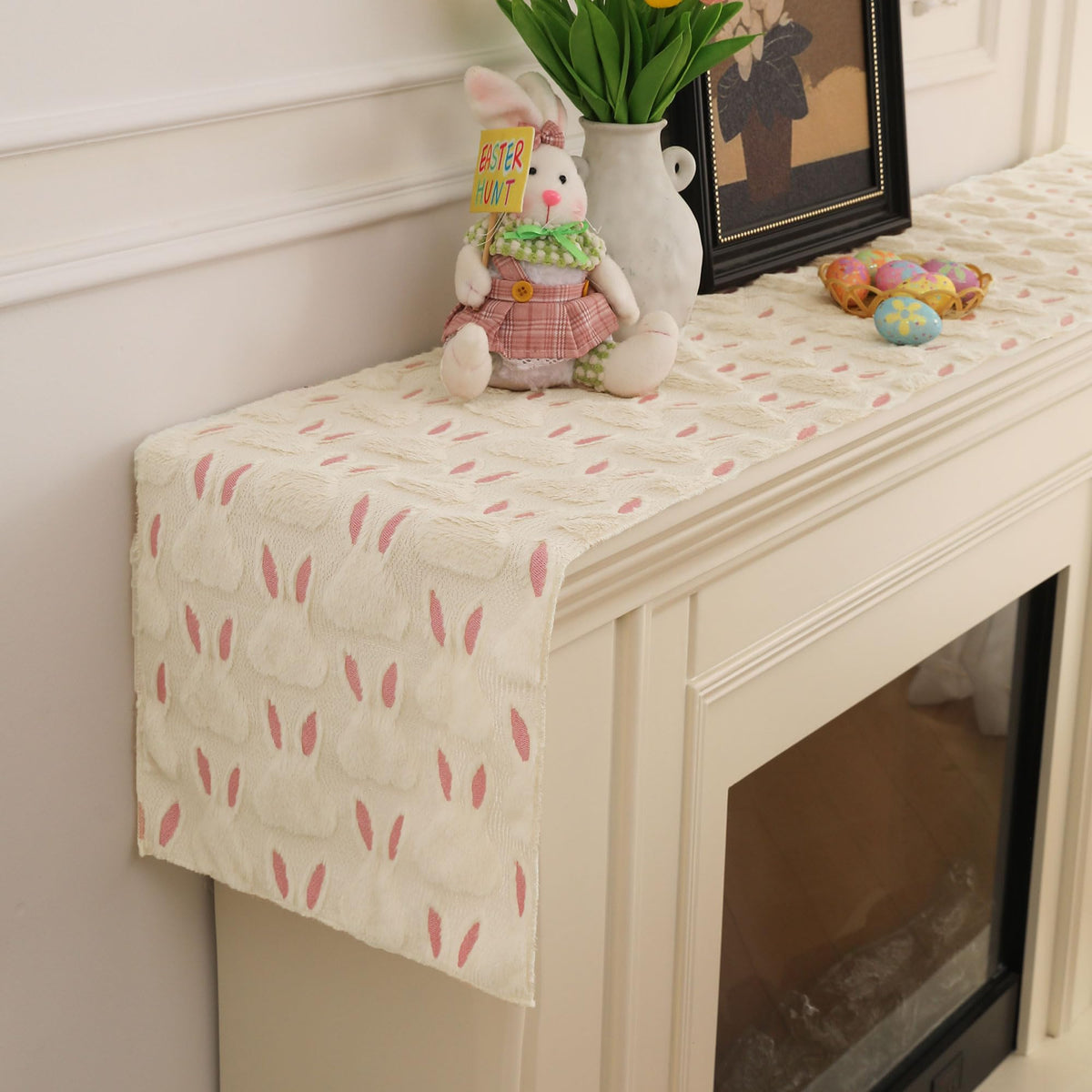 WKJZH dining-table-decoration Easter setting enhances celebration mood and table styling.