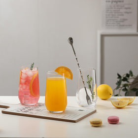 Wlasss crystal-clear glassware ideal for entertaining.