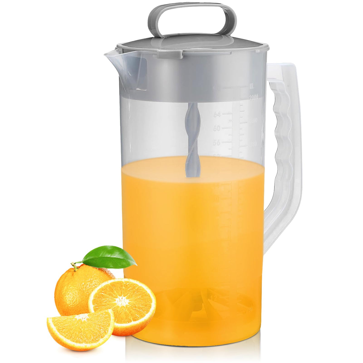 WLKSTS mixing pitcher with lid for quick, uniform stirring.