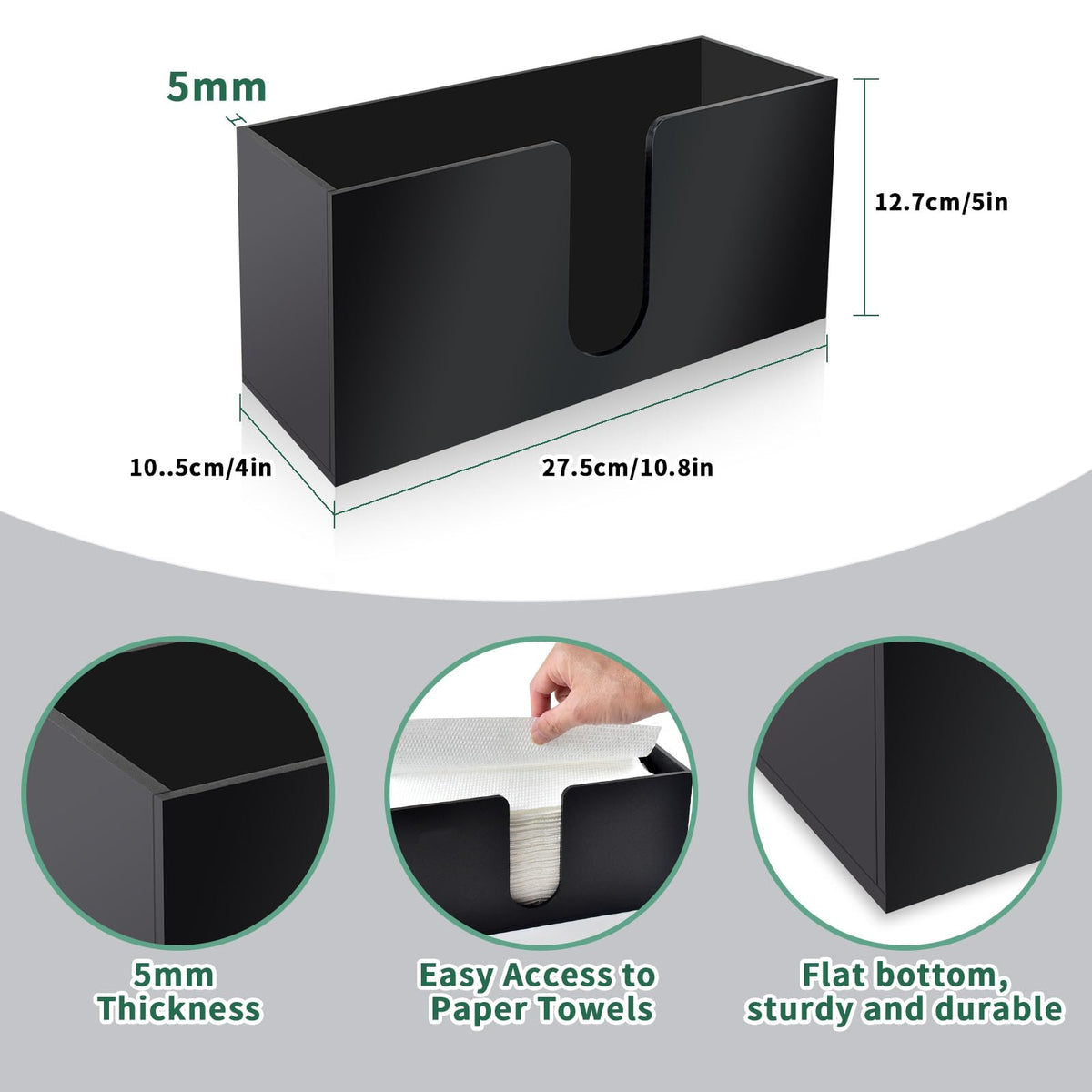 Wltotuay countertop paper towel holder in a kitchen setting for easy access