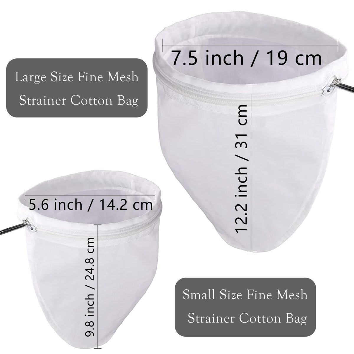 WMKGG two size set supports coffee and juice filtration tasks