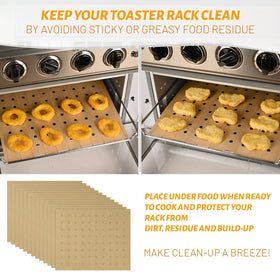 WMKGG grilling mat protects bottoms and makes cleanup easier.