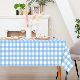 WNINK 54x108 inch tablecloth fits rectangular tables.