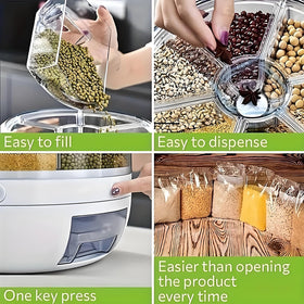 Wnnideo large-capacity moisture-proof sealing keeps grains fresh.