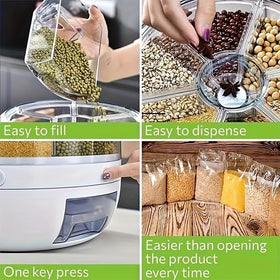 Wnnideo rice dispenser with one-click output for precise portions.