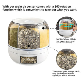 Wnnideo transparent cylinder design showing contents at a glance.