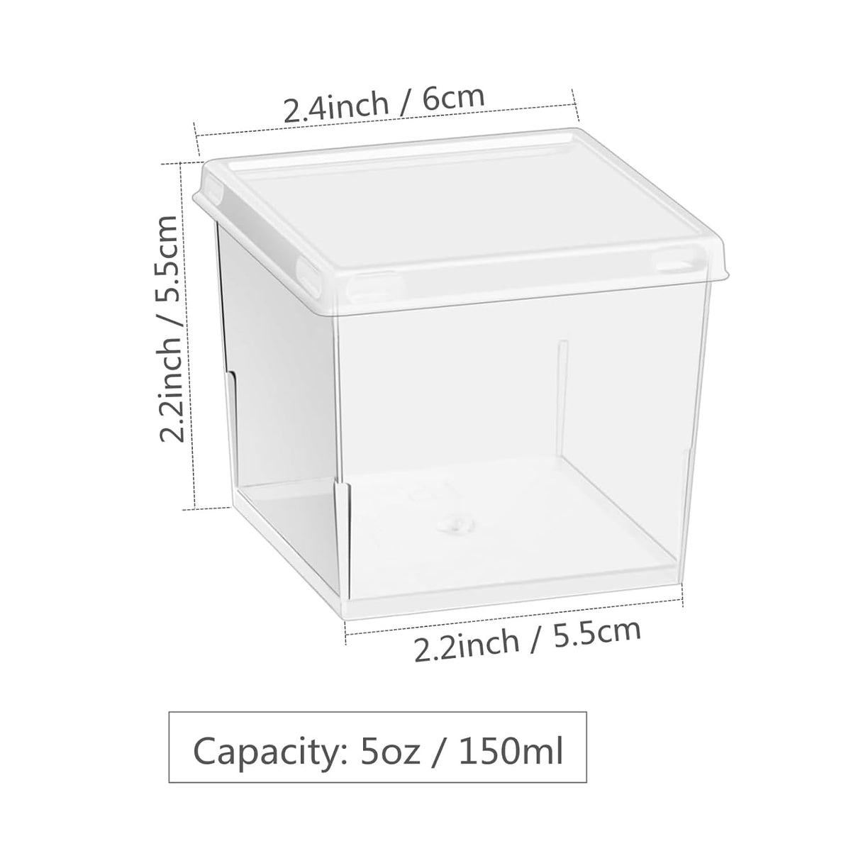 Wnqou 50pc reusable dessert cups packaged set for easy stock and gifting
