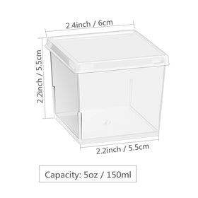 Wnqou 50pc reusable dessert cups packaged set for easy stock and gifting